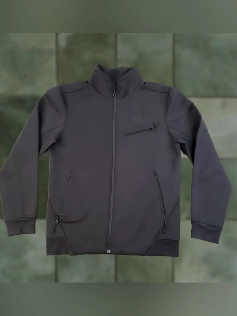 North Face Mens Black Thermal Soft Shell Full Zip Jacket Coat Size XL